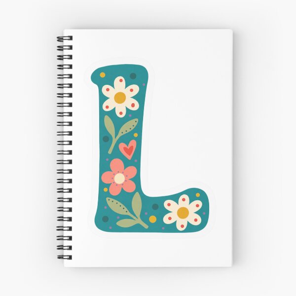 Item preview, Floral Letter L– Inspirivity Monogram Sticker designed and sold by Inspirivity.