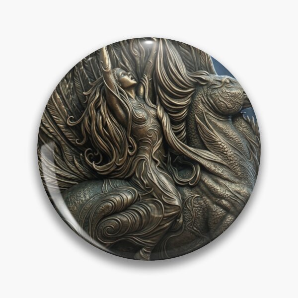 Item preview, Brünnhilde on Grane leaps onto the funeral pyre of Siegfried. Illustration for Siegfried and The Twilight of the Gods by Arthur Rackham 3D version designed and sold by Vintage Designs +.