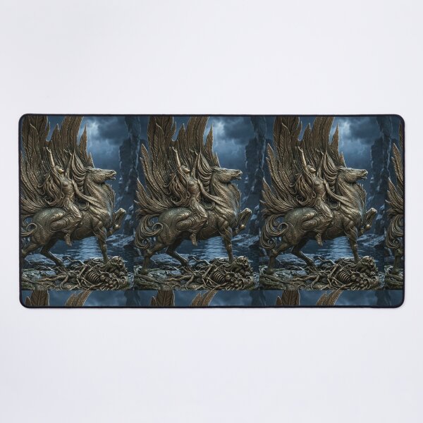 Item preview, Brünnhilde on Grane leaps onto the funeral pyre of Siegfried. Illustration for Siegfried and The Twilight of the Gods by Arthur Rackham 3D version designed and sold by Vintage Designs +.