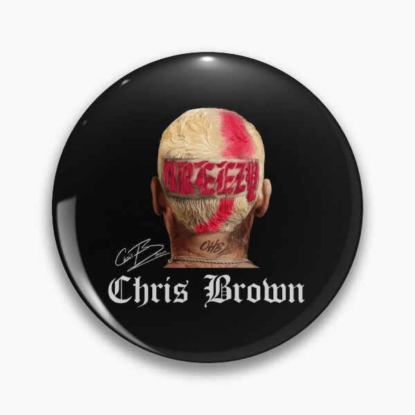 Item preview, Chris-Brown Breezy Hairstyle And Signature designed and sold by Riissee.