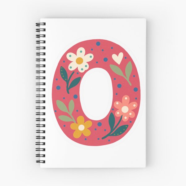 Item preview, Floral Letter O– Inspirivity Monogram Sticker designed and sold by Inspirivity.