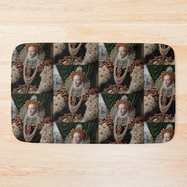 Item preview, Queen Elizabeth I of England vintage portrait re imagined in 3D designed and sold by Vintage Designs +.