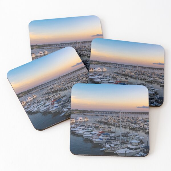 Item preview, Sunset at the Marina designed and sold by TinyDinoDesigns.