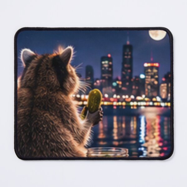 Item preview, Good Things Take Time – Raccoon Pickle Lover designed and sold by MalwasBasket.