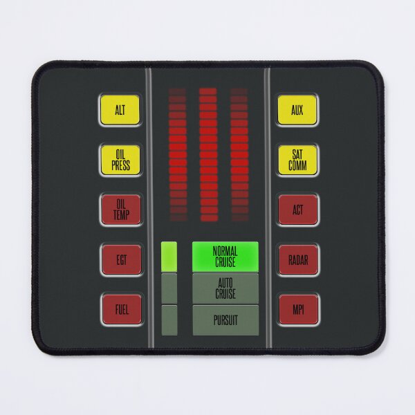 Item preview, KITT Knight Rider Dashboard Voicebox Console Graphic designed and sold by 80stuff.