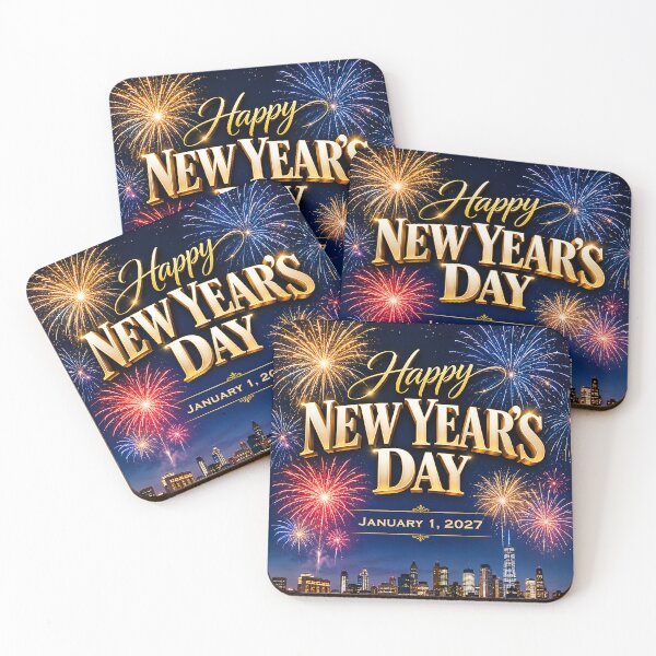 Item preview, Happy New Year's Day - January 1, 2027 designed and sold by DBM Photo Art 1.