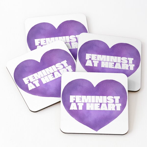 Item preview, Feminist at Heart Purple Watercolor designed and sold by Fani*.