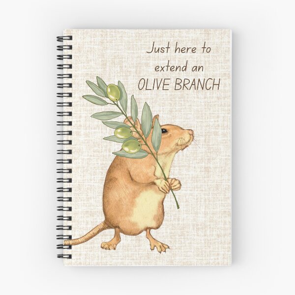 Item preview, Extending Olive Branch, Apology, Cute MOUSE with OLIVE BRANCH designed and sold by JoyfulWhimsy.