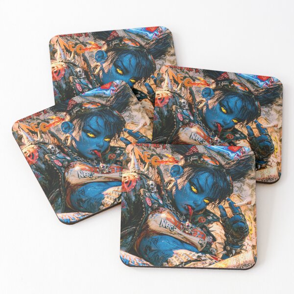 Item preview, Mystique Punk - Cyberpunk Sci Fi Anime art designed and sold by Delerat7.