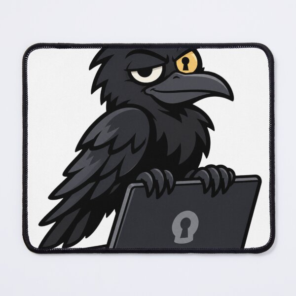 Item preview, This Crow Knows Everything, Smug Crow Sticker designed and sold by NS.