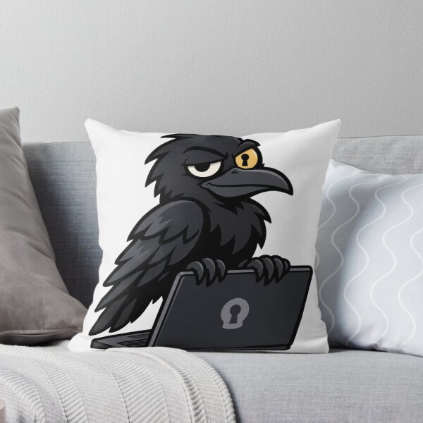 Item preview, This Crow Knows Everything, Smug Crow Sticker designed and sold by NS.