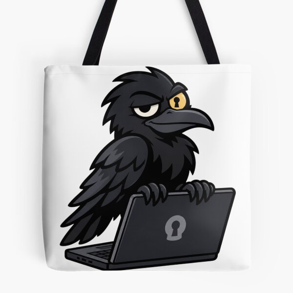 Item preview, This Crow Knows Everything, Smug Crow Sticker designed and sold by NS.