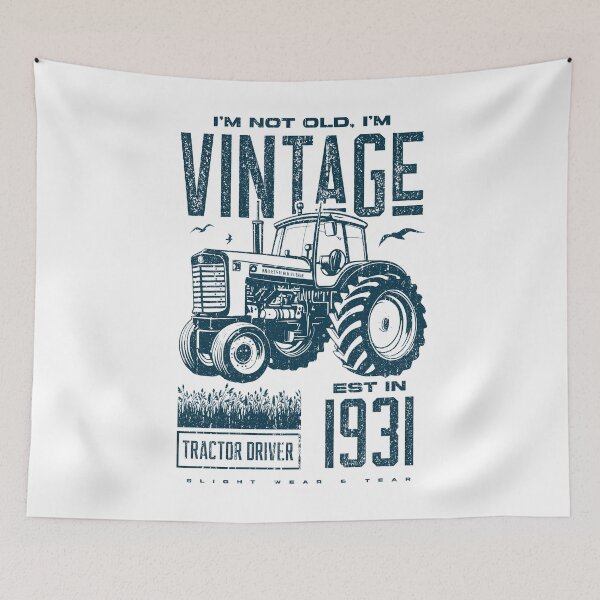 Item preview, Vintage Tractor Farmer Birthday Born In 1931 designed and sold by JRRTs.