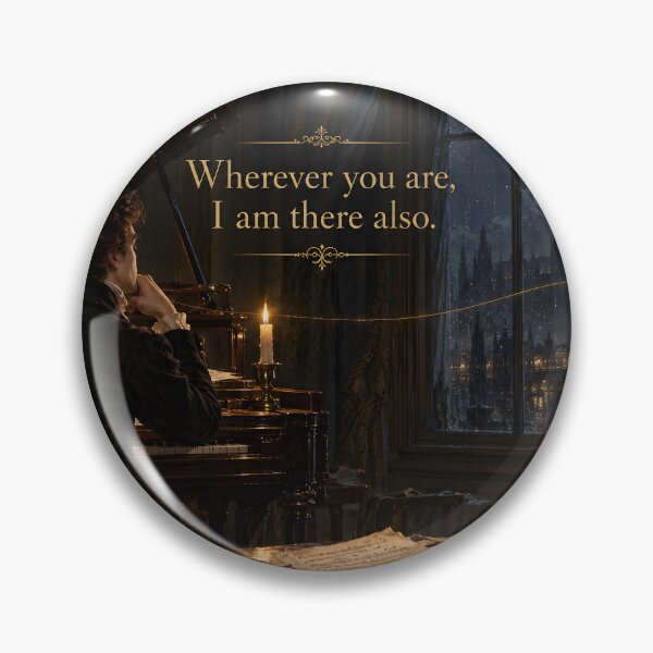 Item preview, Beethoven Quote Wherever You Are I Am There Also  designed and sold by DoReMiStudio.