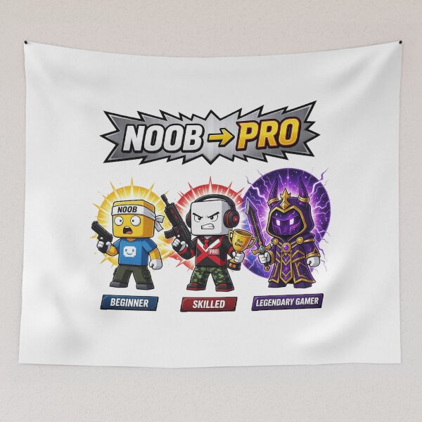 Item preview, Noob to Pro – Gamer Evolution Video Game Design designed and sold by DVerse Studio.