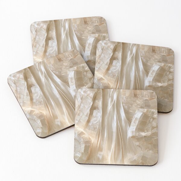 Item preview, Abstract Cliffs Rocks and Waterfall Minimalist Art Print designed and sold by MargaretWiktor.