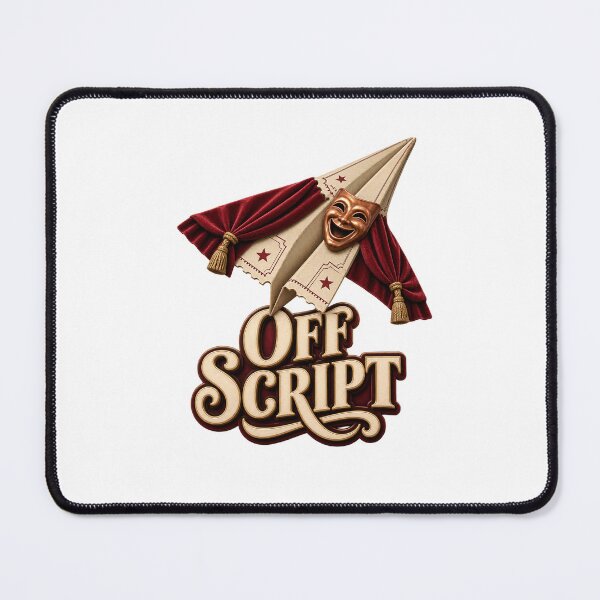 Item preview, Off Script Theatre Ticket Plane designed and sold by TrendTribeTP.