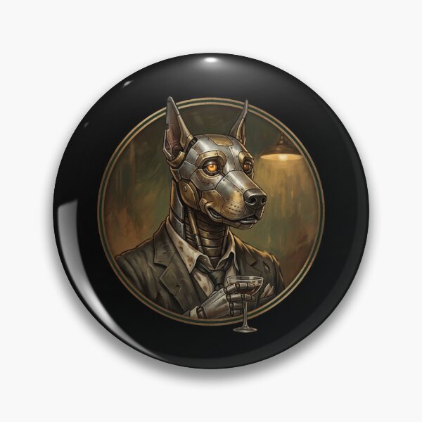 Item preview, an anthropomorphic robot doberman designed and sold by 123ks.