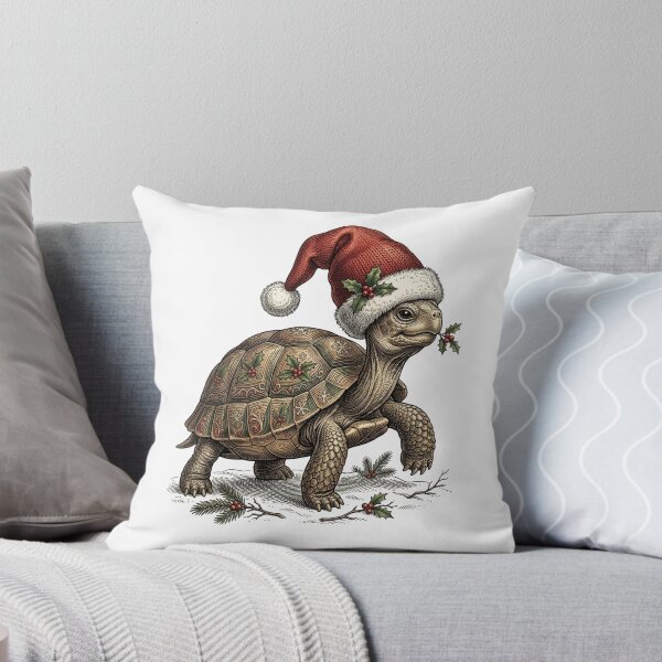 Item preview,  Christmas Sea Turtle Wearing Santa Hat – Festive Ocean Holiday designed and sold by SOUFIANE1991.