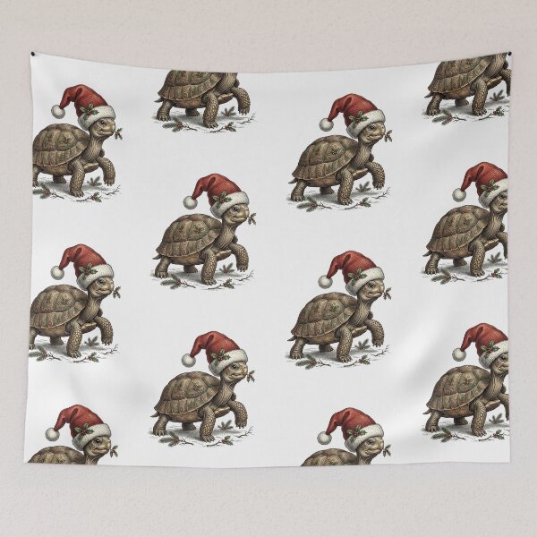 Item preview,  Christmas Sea Turtle Wearing Santa Hat – Festive Ocean Holiday designed and sold by SOUFIANE1991.