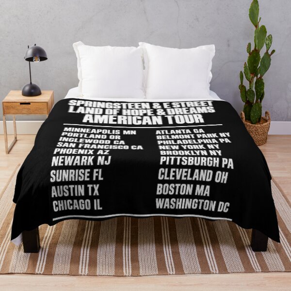 Item preview, Springsteen Land of Hope and Dreams American Tour City List designed and sold by choudane.