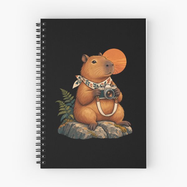 Item preview, Capybara Photographer Framing the Perfect Shot designed and sold by JesterKrewArt.