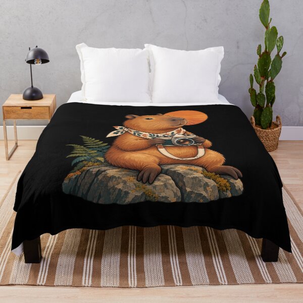 Item preview, Capybara Photographer Framing the Perfect Shot designed and sold by JesterKrewArt.