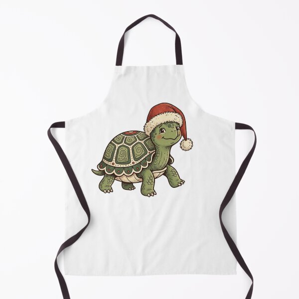 Item preview, Christmas Sea Turtle Wearing Santa Hat – Festive Ocean Holiday designed and sold by SOUFIANE1991.
