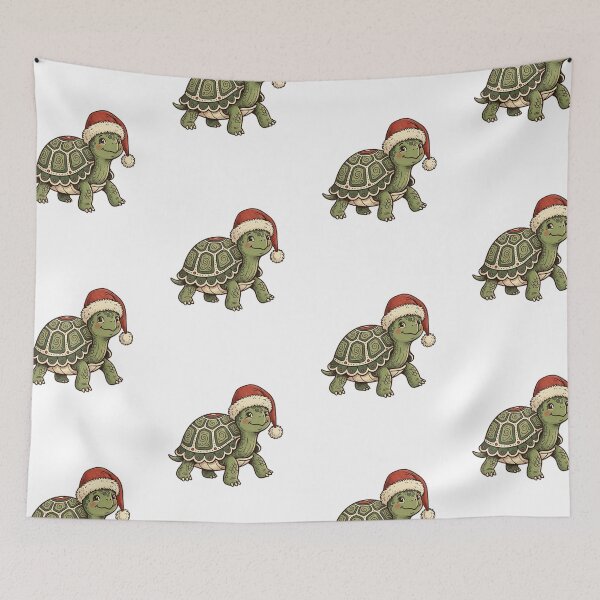 Item preview,  Christmas Sea Turtle Wearing Santa Hat – Festive Ocean Holiday designed and sold by SOUFIANE1991.
