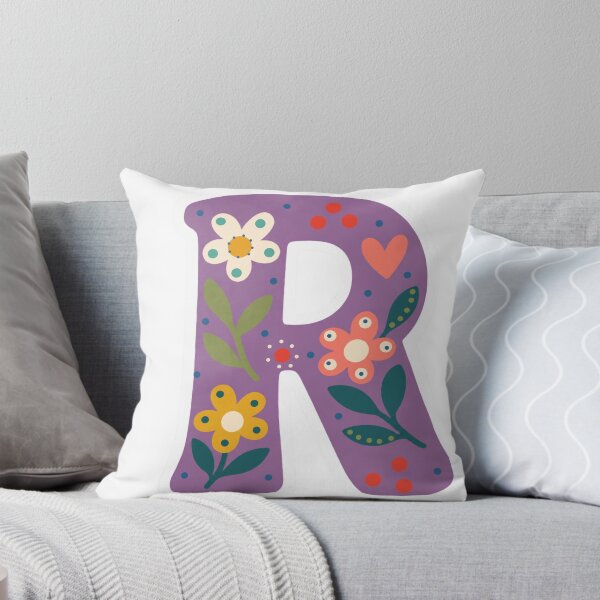 Item preview, Floral Letter R– Inspirivity Monogram Sticker designed and sold by Inspirivity.