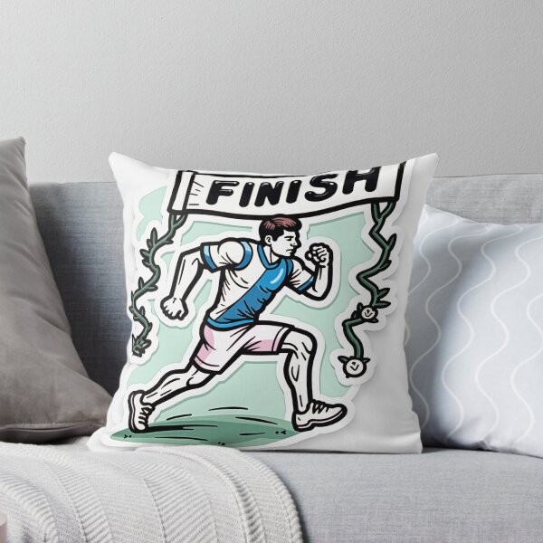 Aperçu de l'œuvre Sprint to Victory Tattoo Flash Design créée et vendue par Qubivibe.