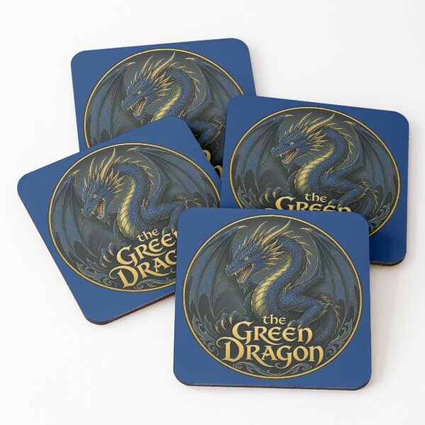 Item preview, The Green Dragon Tavern Fantasy Medieval Pub Ale Sign designed and sold by galvinbaker.