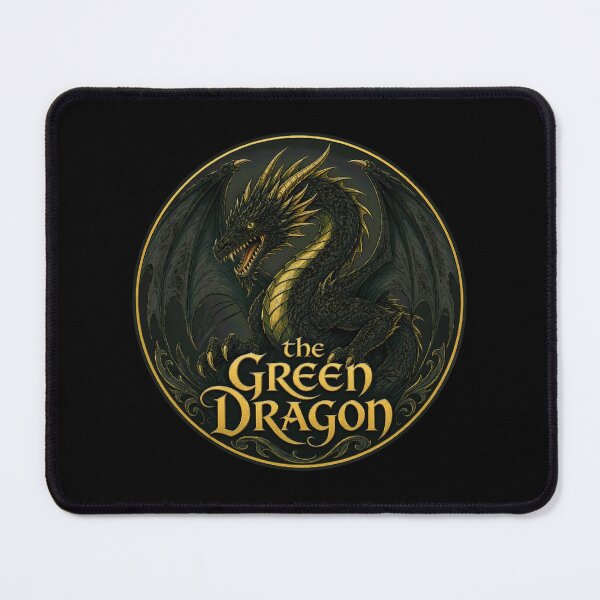 Item preview, The Green Dragon Tavern Fantasy Medieval Pub Ale Sign designed and sold by galvinbaker.