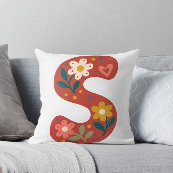 Item preview, Floral Letter S– Inspirivity Monogram Sticker designed and sold by Inspirivity.