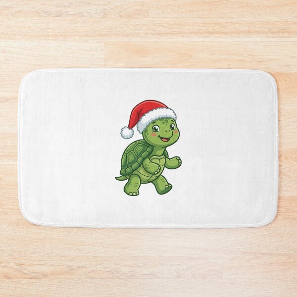 Item preview, Christmas Sea Turtle Wearing Santa Hat – Festive Ocean Holiday designed and sold by SOUFIANE1991.
