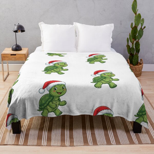 Item preview, Christmas Sea Turtle Wearing Santa Hat – Festive Ocean Holiday designed and sold by SOUFIANE1991.
