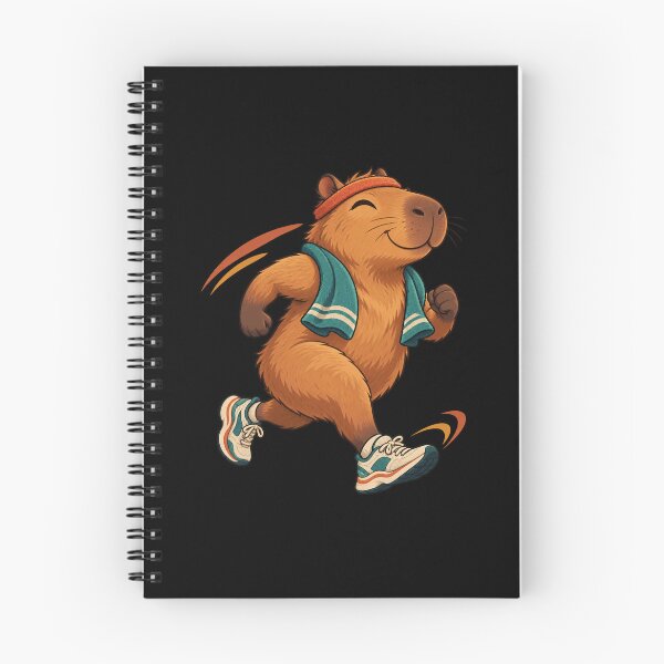 Item preview, Capybara Runner Finding a Happy Pace designed and sold by JesterKrewArt.