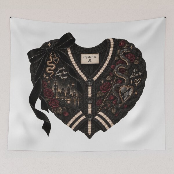 Item preview, your kingdom keys its delicate ts rep cardigan heart designed and sold by taylorvinyls.