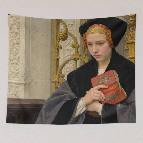 Item preview, Vintage Literary Wall Art, Reverie Print, Edgar Maxence Portrait designed and sold by RickE.
