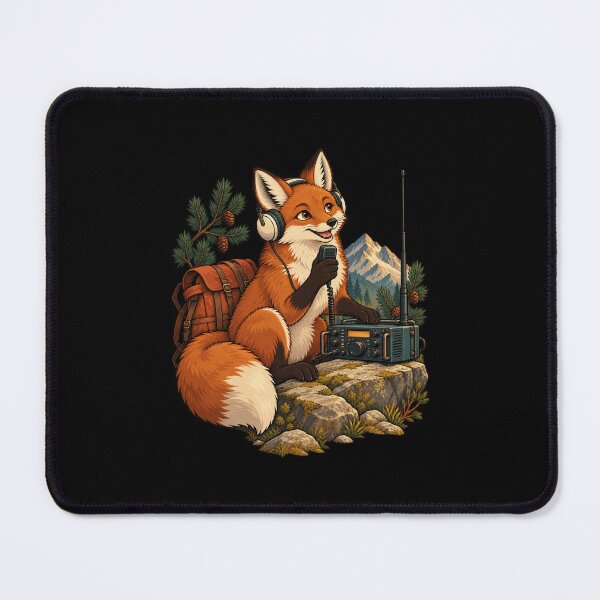 Item preview, Fox Field Radio Operator in the Pines designed and sold by JesterKrewArt.