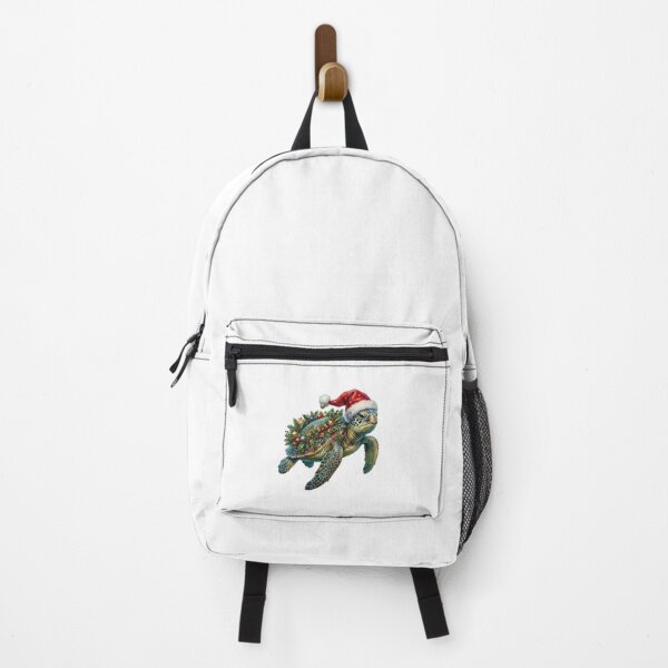 Item preview, Christmas Sea Turtle Wearing Santa Hat – Festive Ocean Holiday designed and sold by SOUFIANE1991.