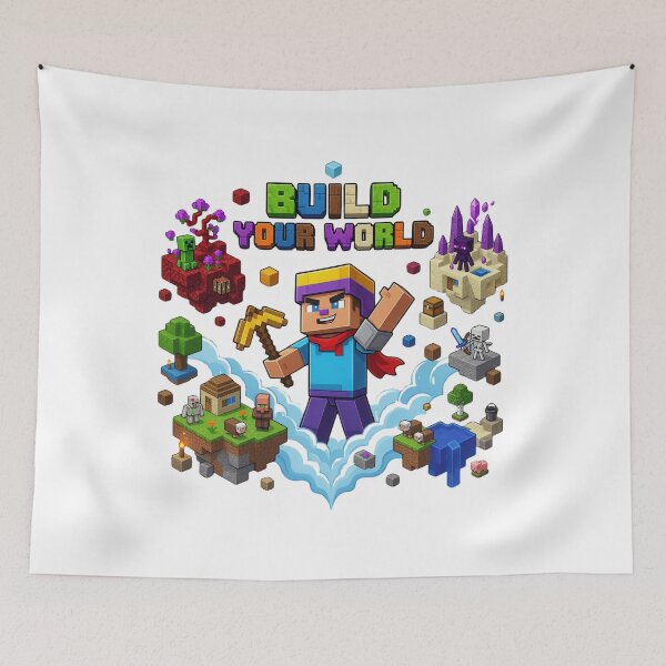 Item preview, Build Your World – Creative Builder Gaming Design designed and sold by DVerse Studio.