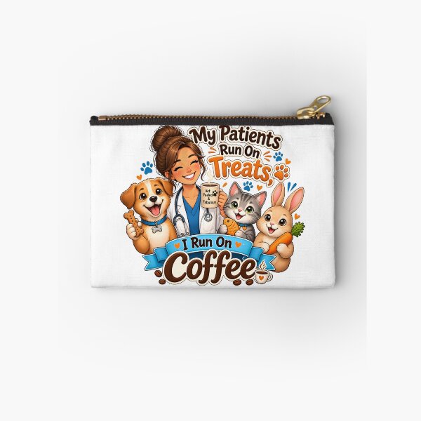Item preview, My Patients Run on Treats, I Run on Coffee – Funny Vet Gift designed and sold by Bettybee00.