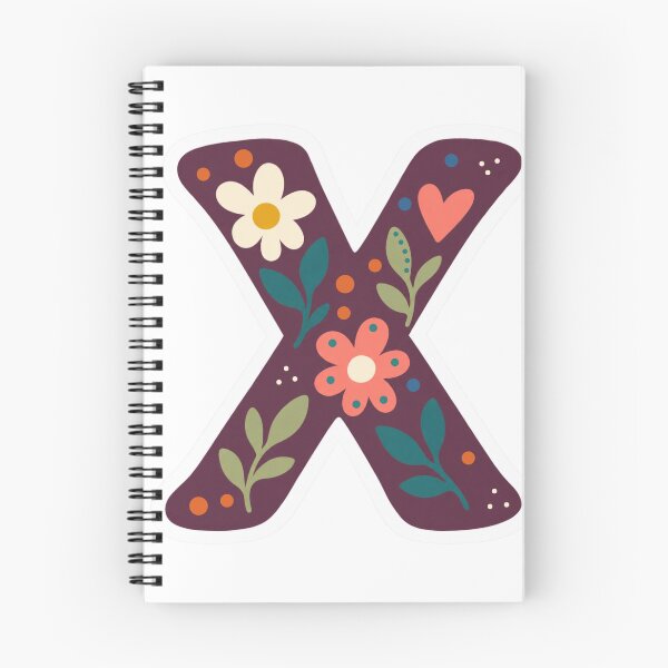 Item preview, Floral Letter X– Inspirivity Monogram Sticker designed and sold by Inspirivity.