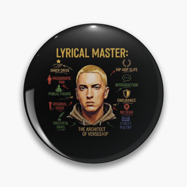 Item preview, Eminém Lyrical Master The Architect Of Verses Slim Shady designed and sold by Riissee.