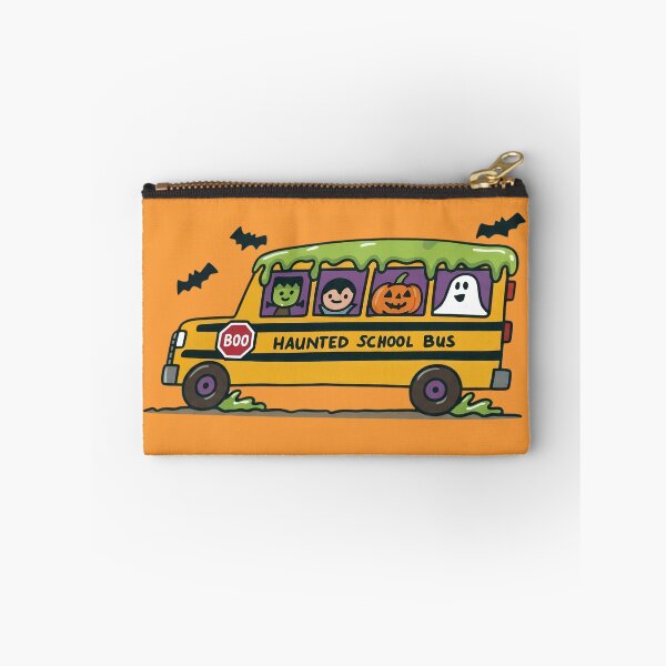 Item preview, Spooky Haunted School Bus Halloween Monsters    designed and sold by MotivaChic.