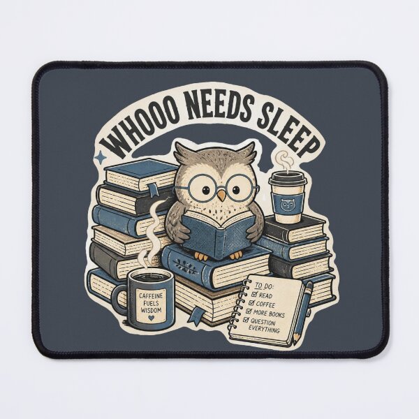 Item preview, Whoo Needs Sleep designed and sold by DuliDoodles.