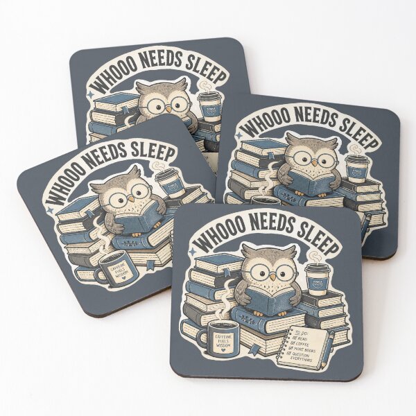 Item preview, Whoo Needs Sleep designed and sold by DuliDoodles.