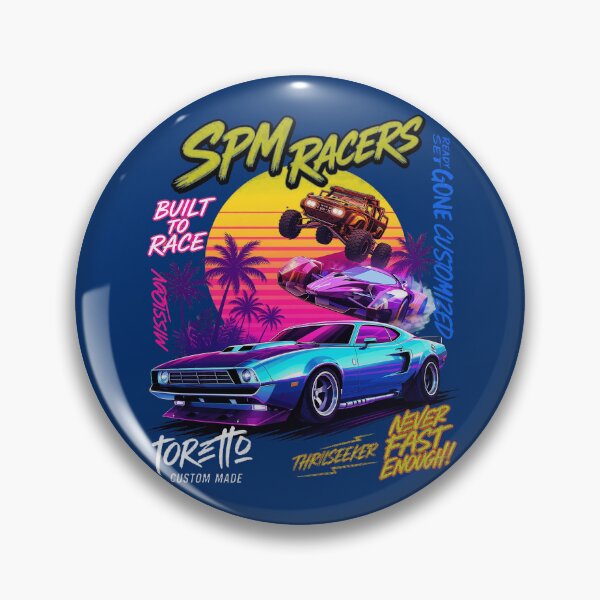 Item preview, Retro Synthwave Neon Sports Car Sunset Street Racer designed and sold by galvinbaker.