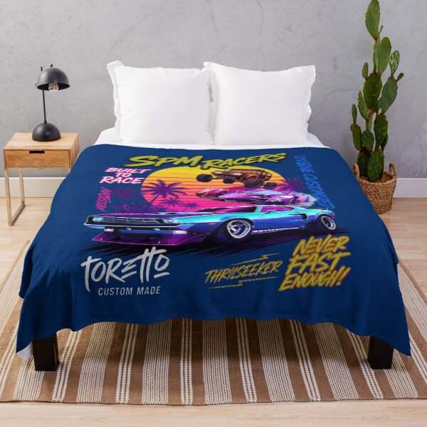Item preview, Retro Synthwave Neon Sports Car Sunset Street Racer designed and sold by galvinbaker.